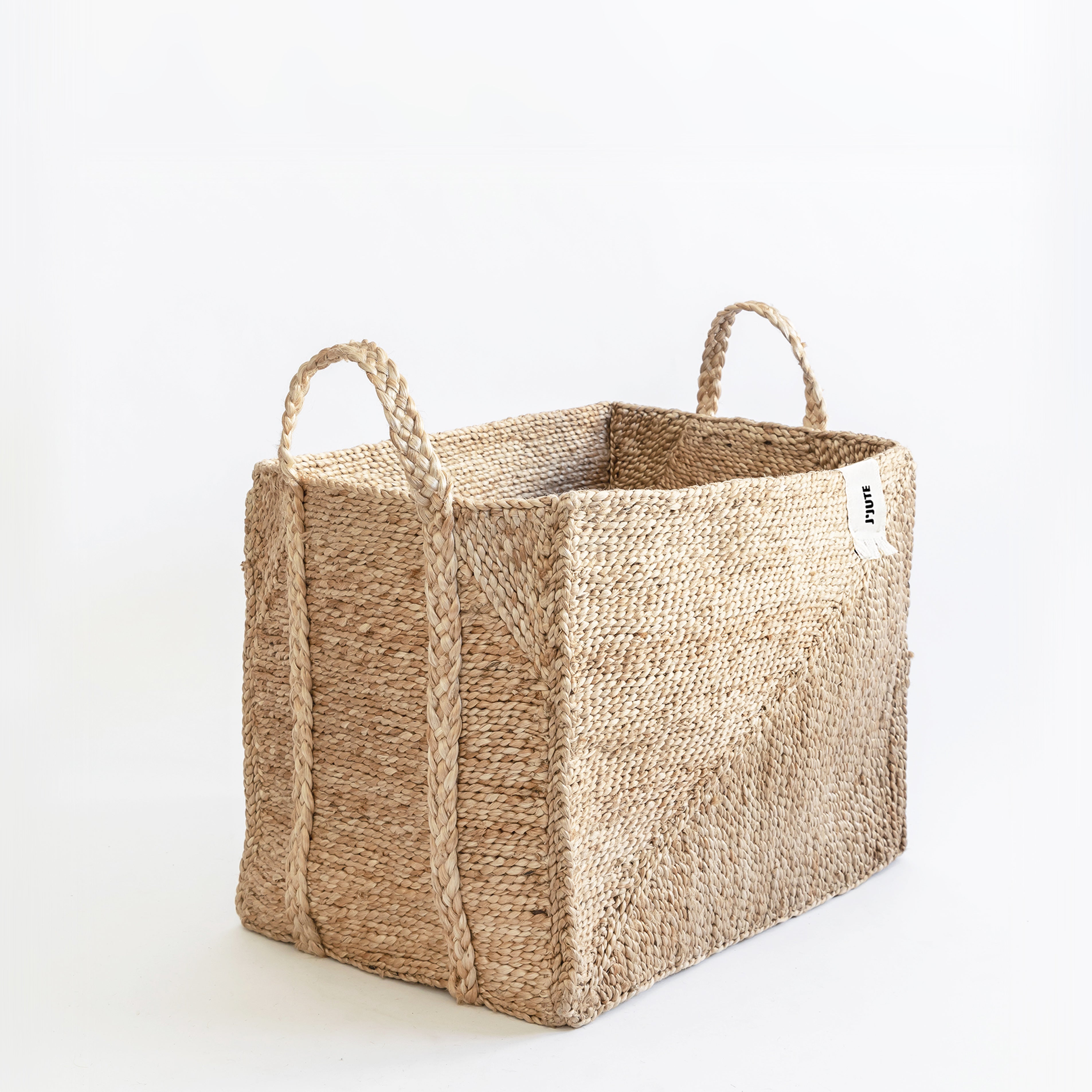 バッカス　Pale Juteバスケット ラージサイズ Pale Jute(ペール ジュート)のweekend basket（Large）＋別色タッセル
