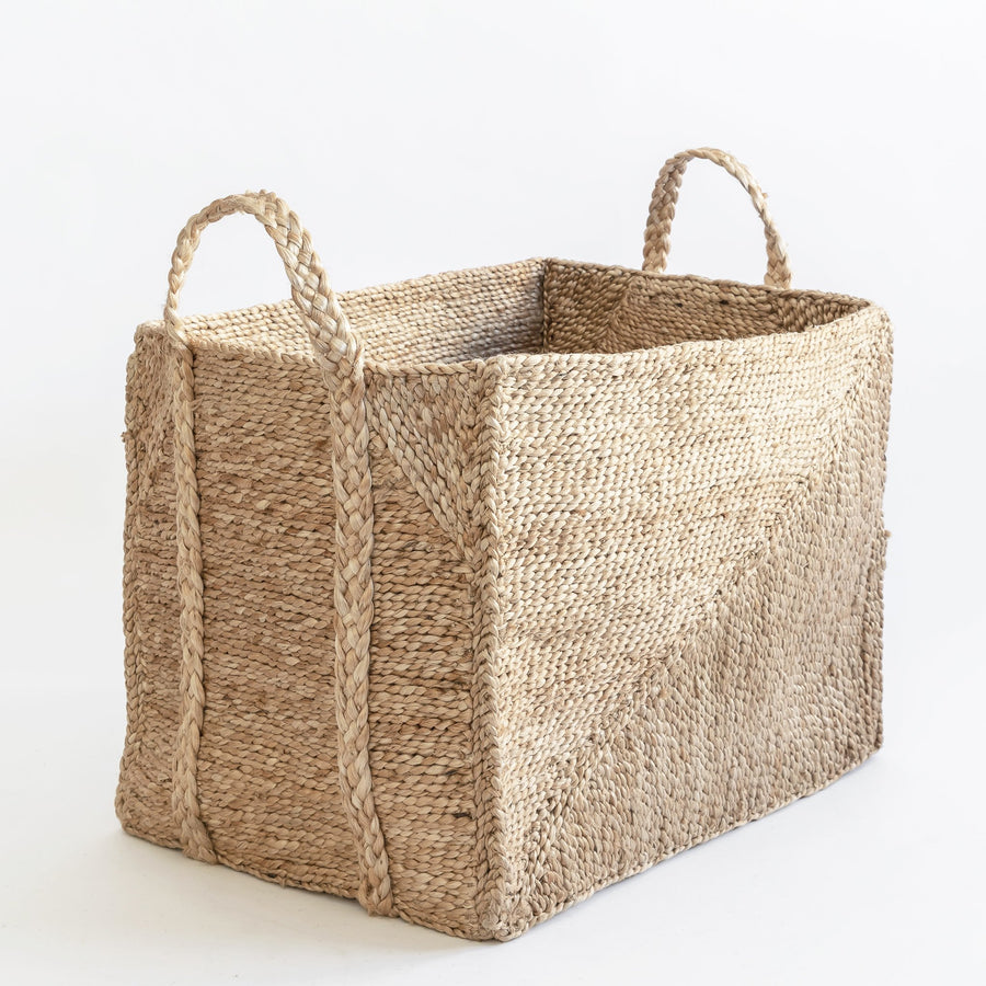 J'JUTE ALLORA DIAGONAL LARGE BASKET JUTE BASKET