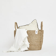 J'JUTE MAYA WIDE JUTE BASKET LARGE – J'Jute USA