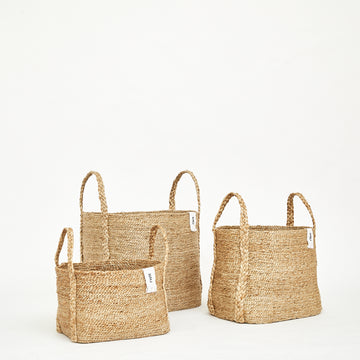 maya Jute baskets set of 3