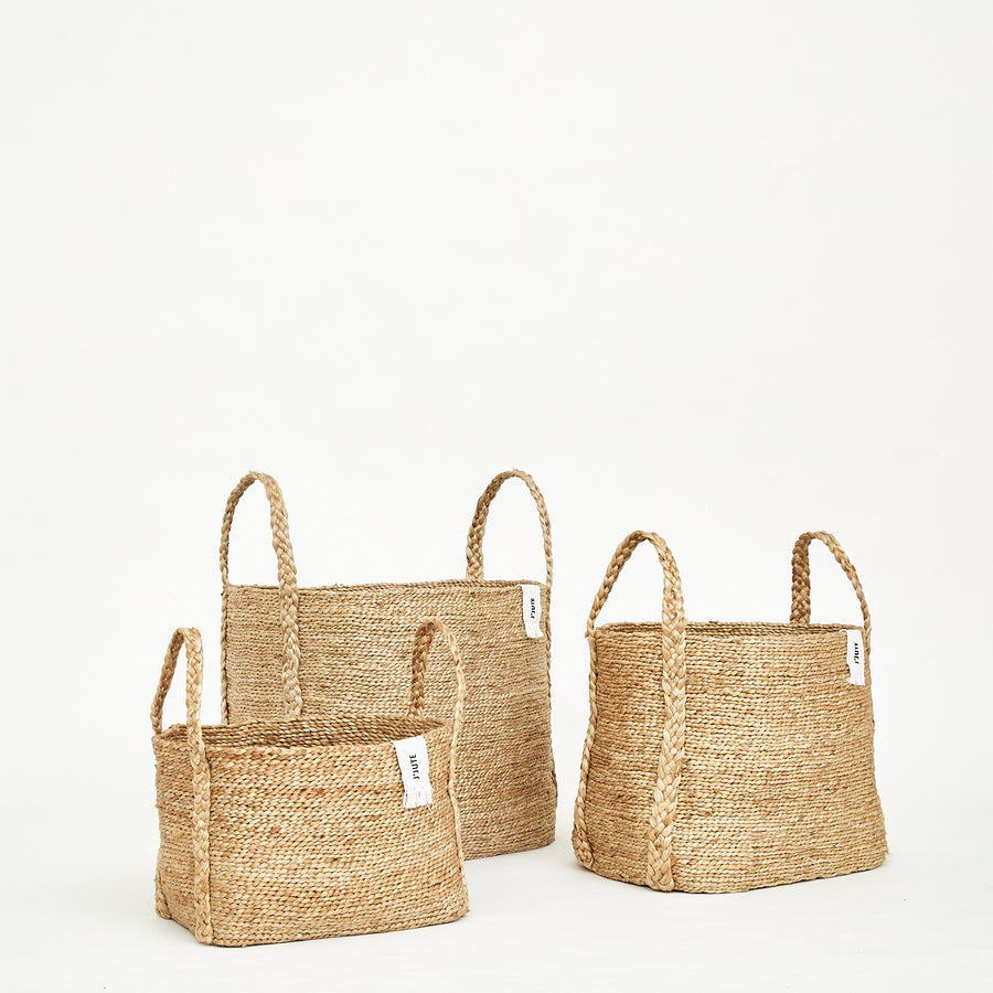 maya Jute baskets set of 3