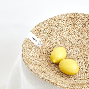 J'Jute Bartolo Tray Jute Basket