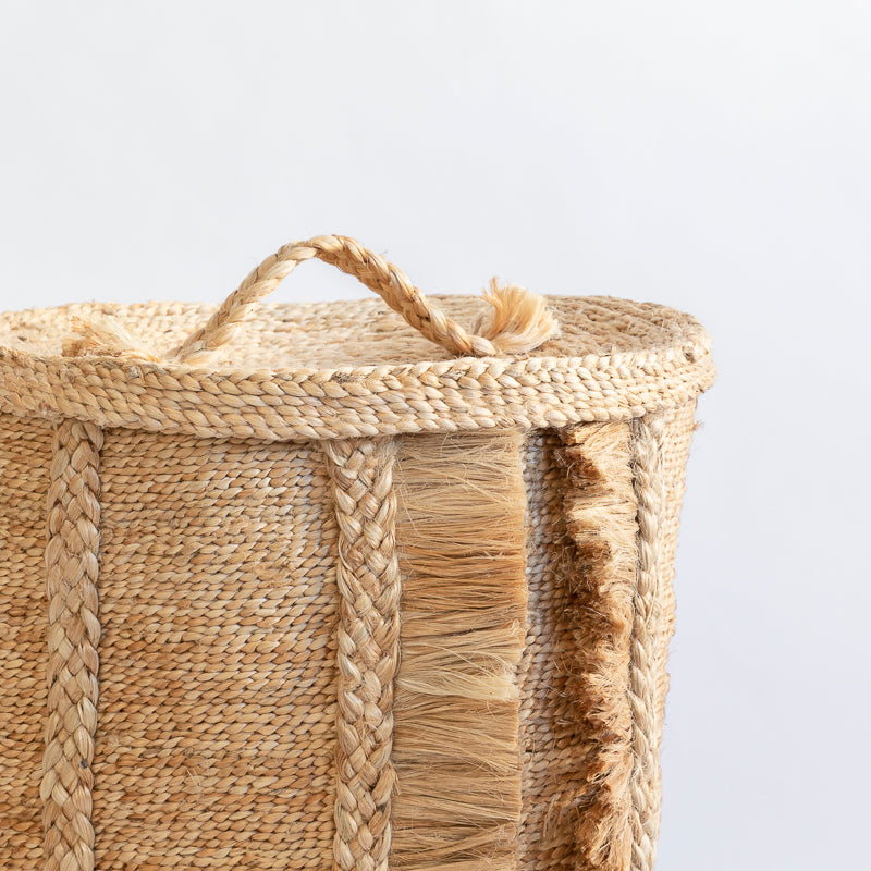 J'Jute Basket Lids in Natural